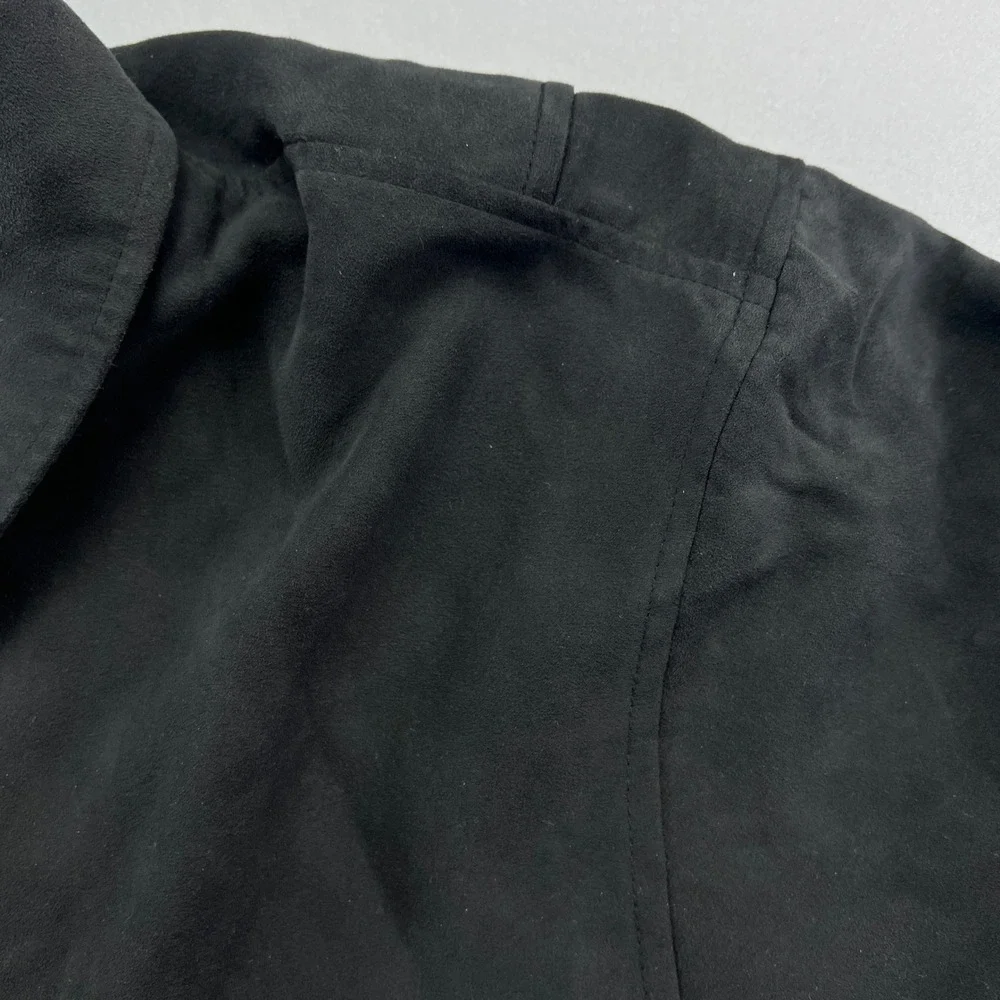 Urban Equipment Jacket Mens Medium Black Lined Faux Suede Insulated Full Zip